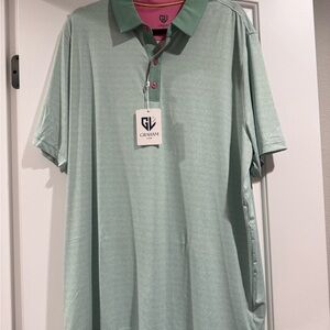 Turf Green Golf Polo